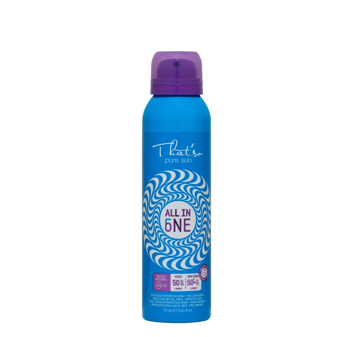 protezione-solare-bambini-small-1.webp All In One 50/50+/50++, spray protecție solară piele sensibilă That'so